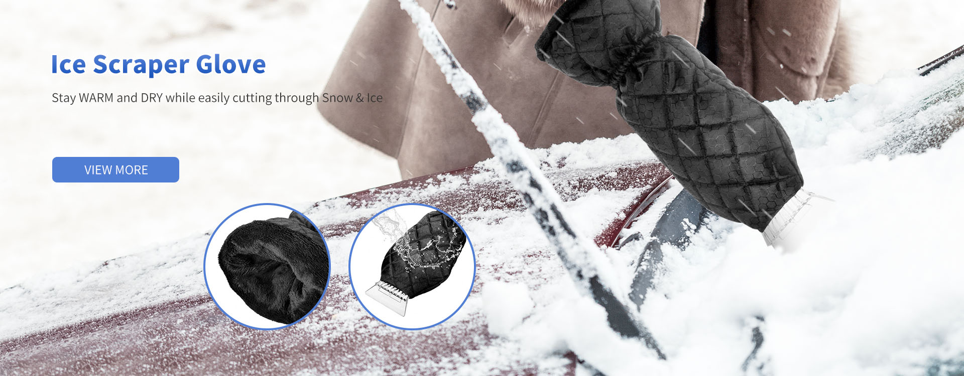 Car Window Ice Scraper Salju Shovel