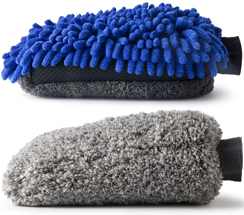 Microfiber Wash Mitt Scratch Free Car Washing Supplies